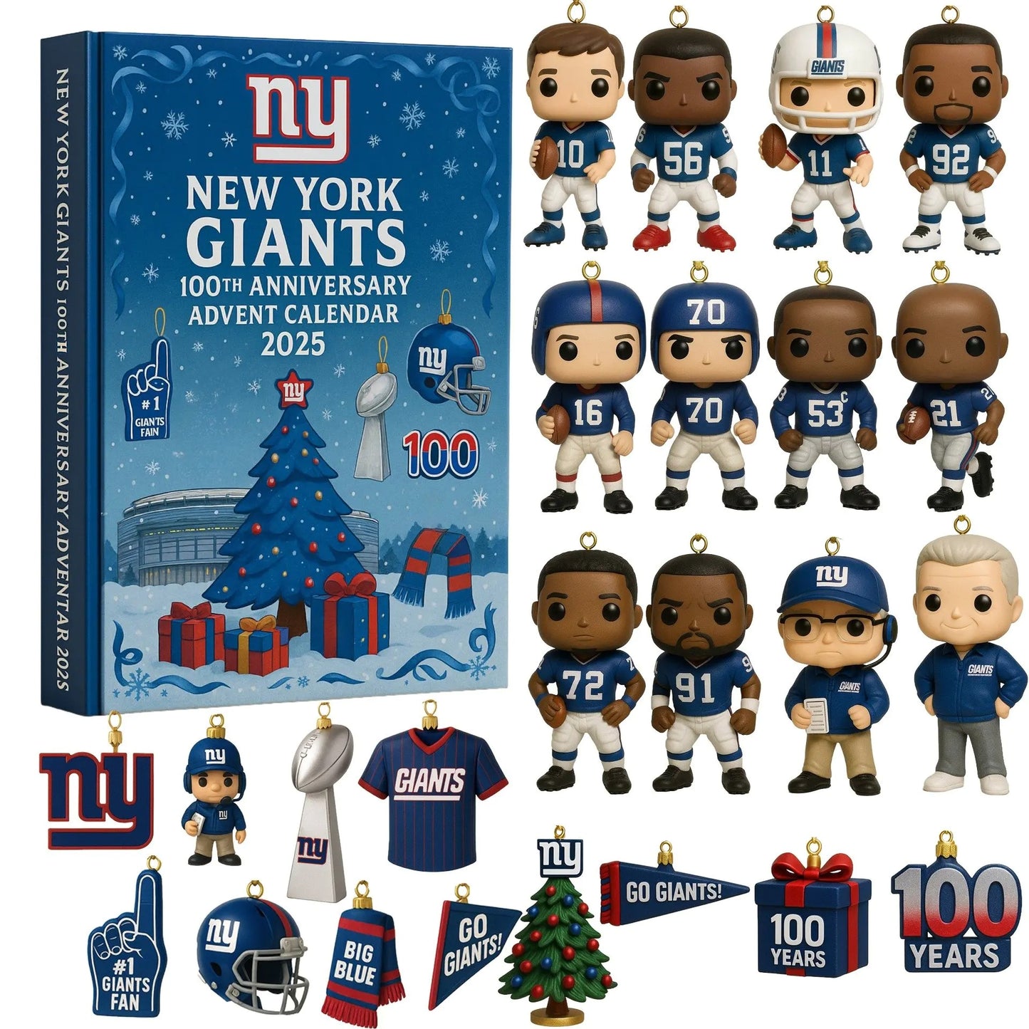 NFL x NYG 2025 Christmas Advent Calendar HLP