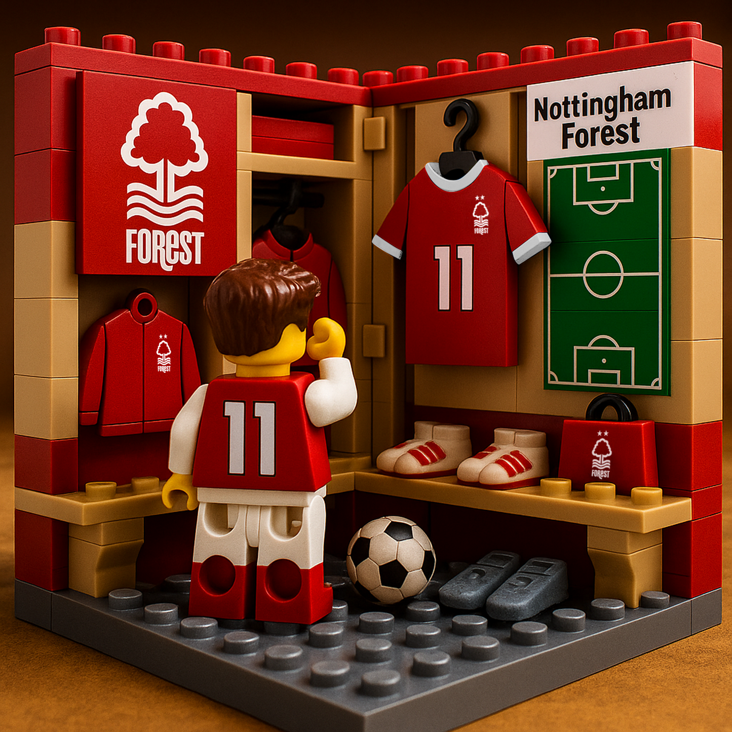 NFO x EPL Football Sports Room Block Set DatND DVT