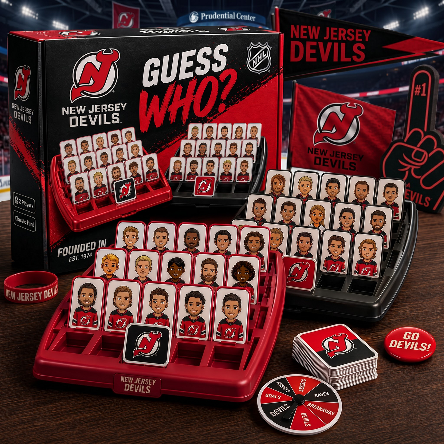 NJD_NHL ELITE FAN GUESS WHO BOARD GAME – COLLECTOR EDITION