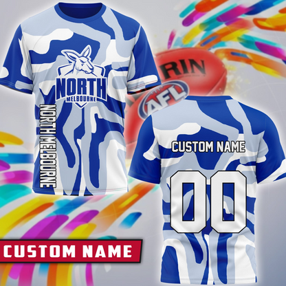 NM x AFL Premium 3D Shirt Personalized Special Gift For Fan DDT CTND