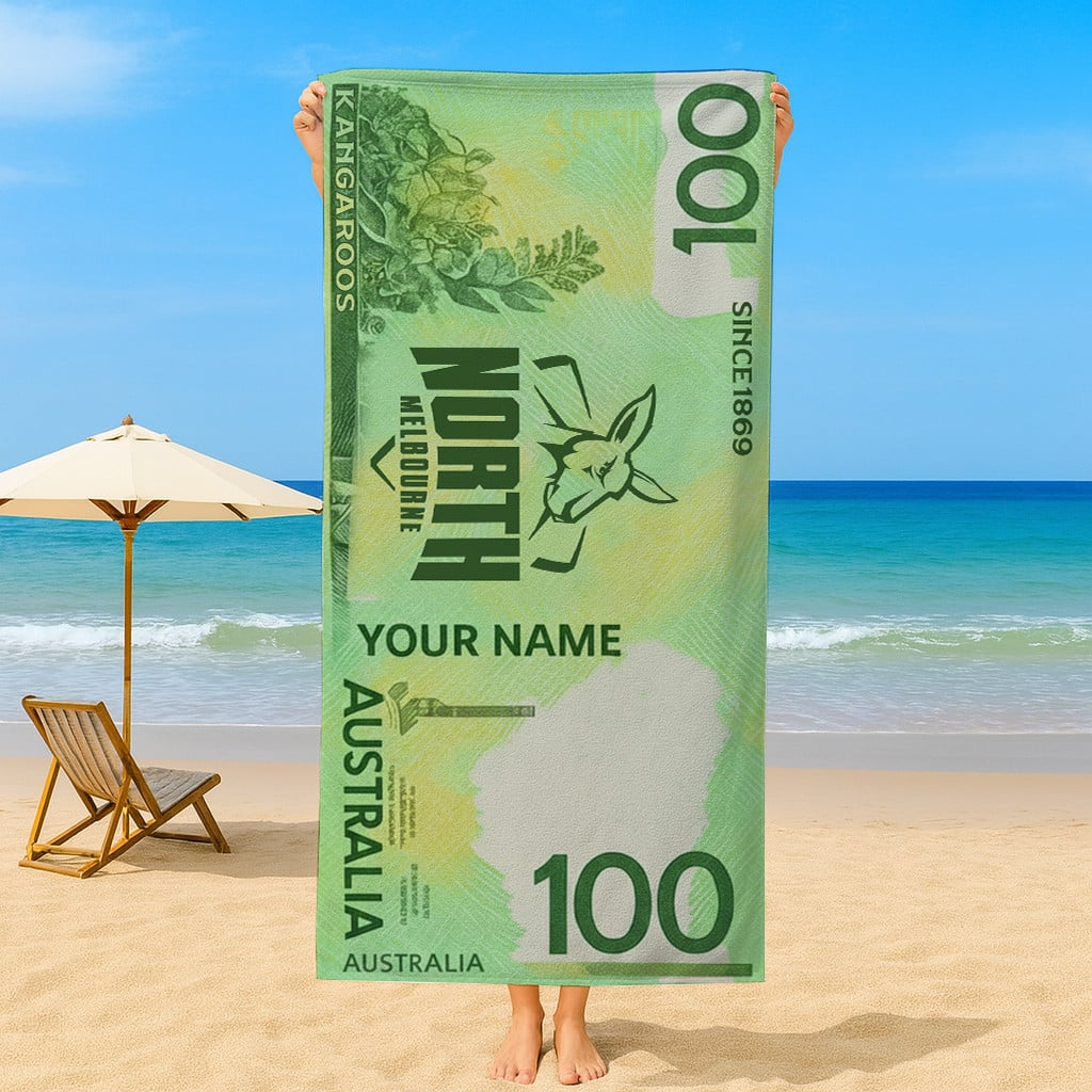 NM x AFL $100 Personalized Beach Towel Gifts For Fan DDT CTND