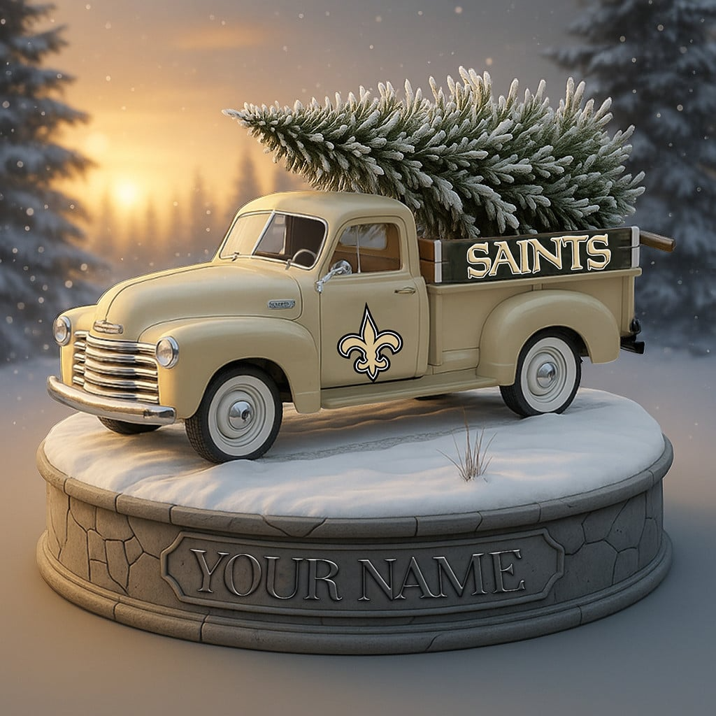 NO Custom NFL Christmas Acrylic Block Plaque Decor DatND DVT