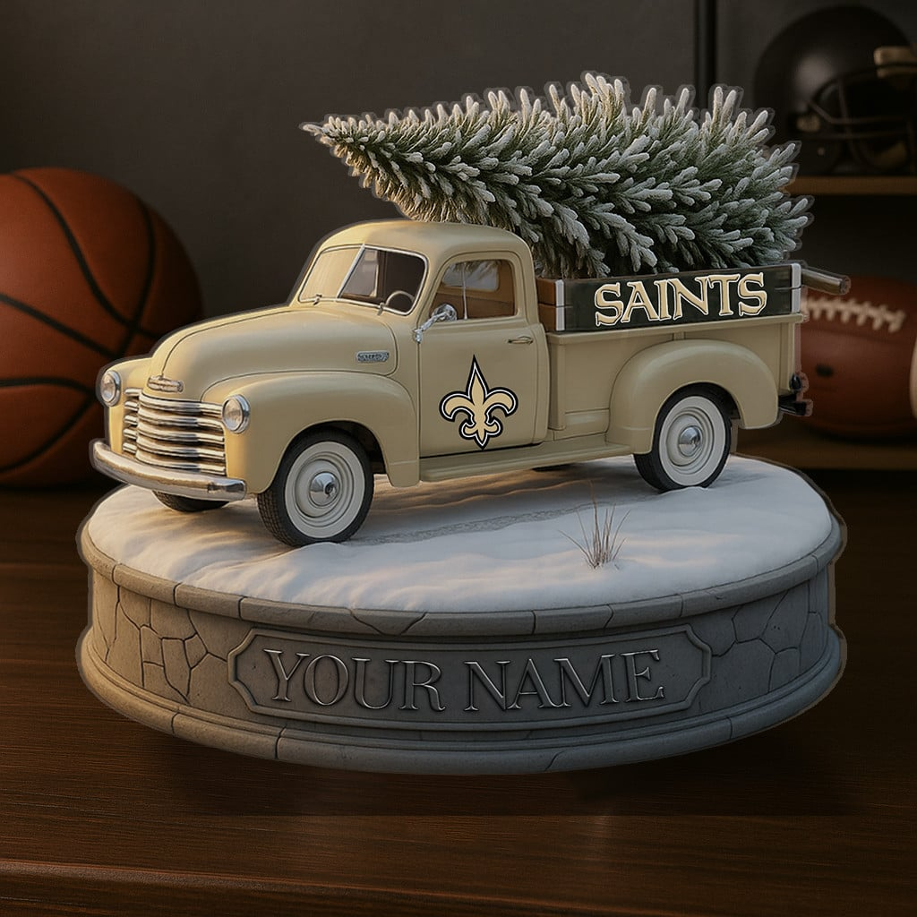 NO Custom NFL Christmas Acrylic Block Plaque Decor DatND DVT