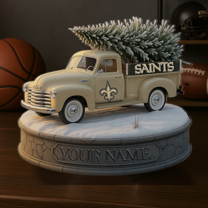 NO Custom NFL Christmas Acrylic Block Plaque Decor DatND DVT