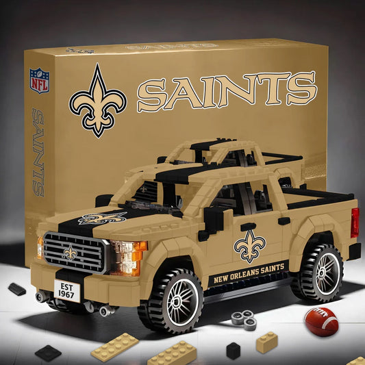 NO X NFL 3D Racing Truck Model Building Block Set NDT NHM