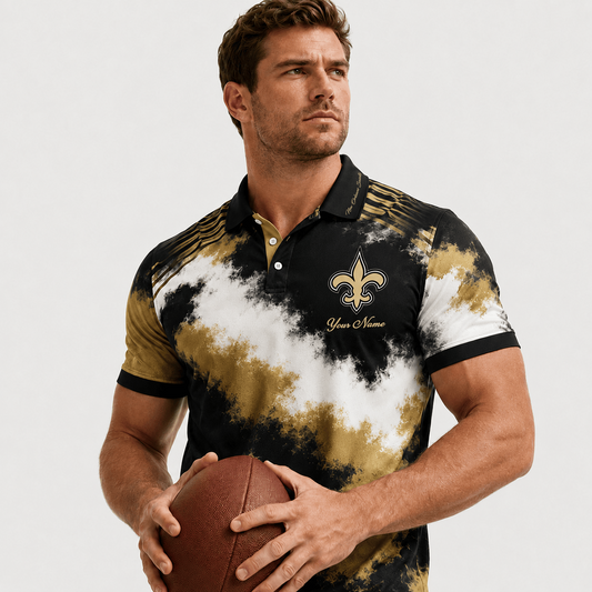 NO X Premium NFL Premium Personalized Helmet Polo Shirt