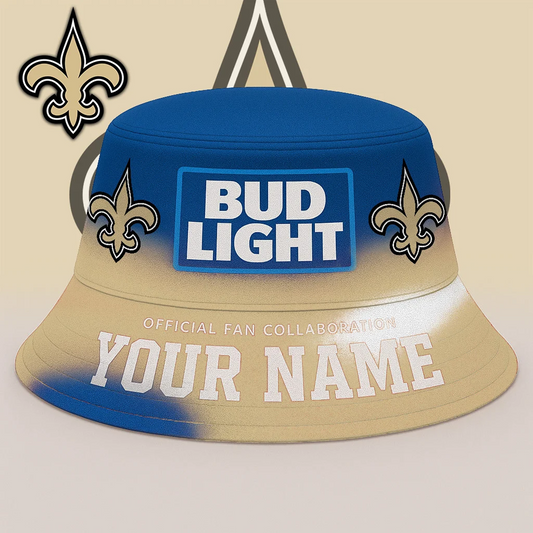 NO x NFL Bud Light Personalized Bucket Hat DATND TANTD