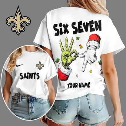 NO x NFL Funny Six Seven Hot Trend Tshirt Custom Any Name DATND TANTD