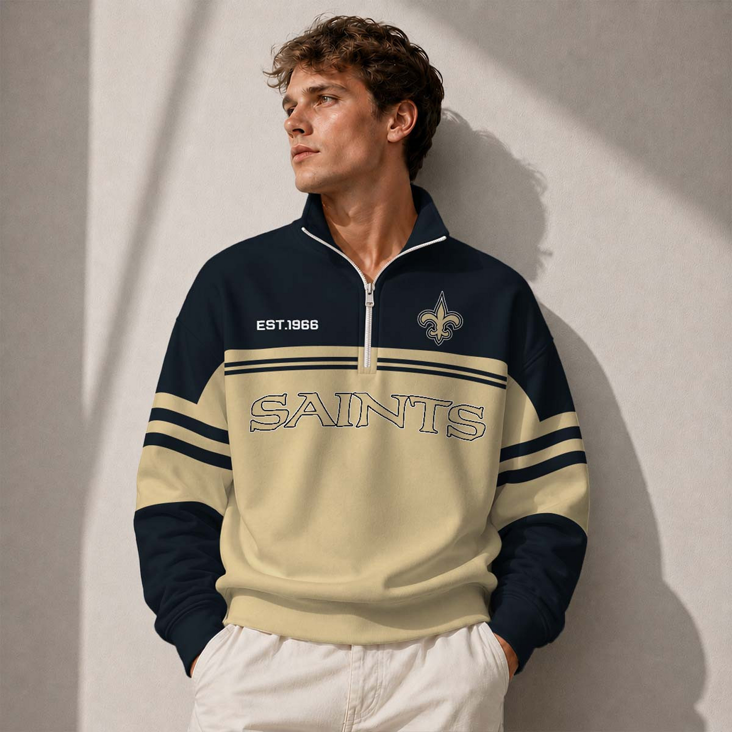 NO x NFL Half-Zip Sweatshirt