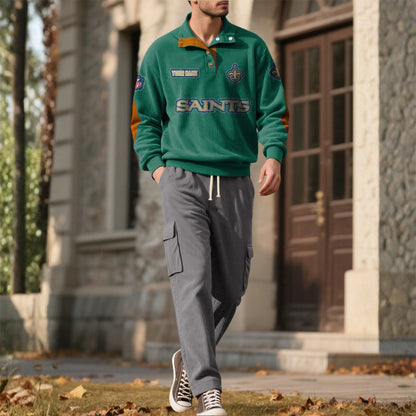 NO x NFL Men's Corduroy Sweatshirt 1011 DatND DVT