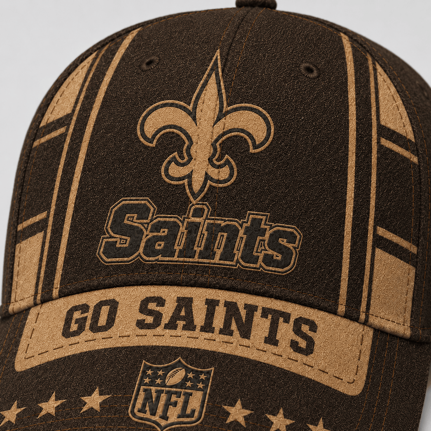 NO x NFL Premium Vintage Leather Personalized Cap for Loyal Fans