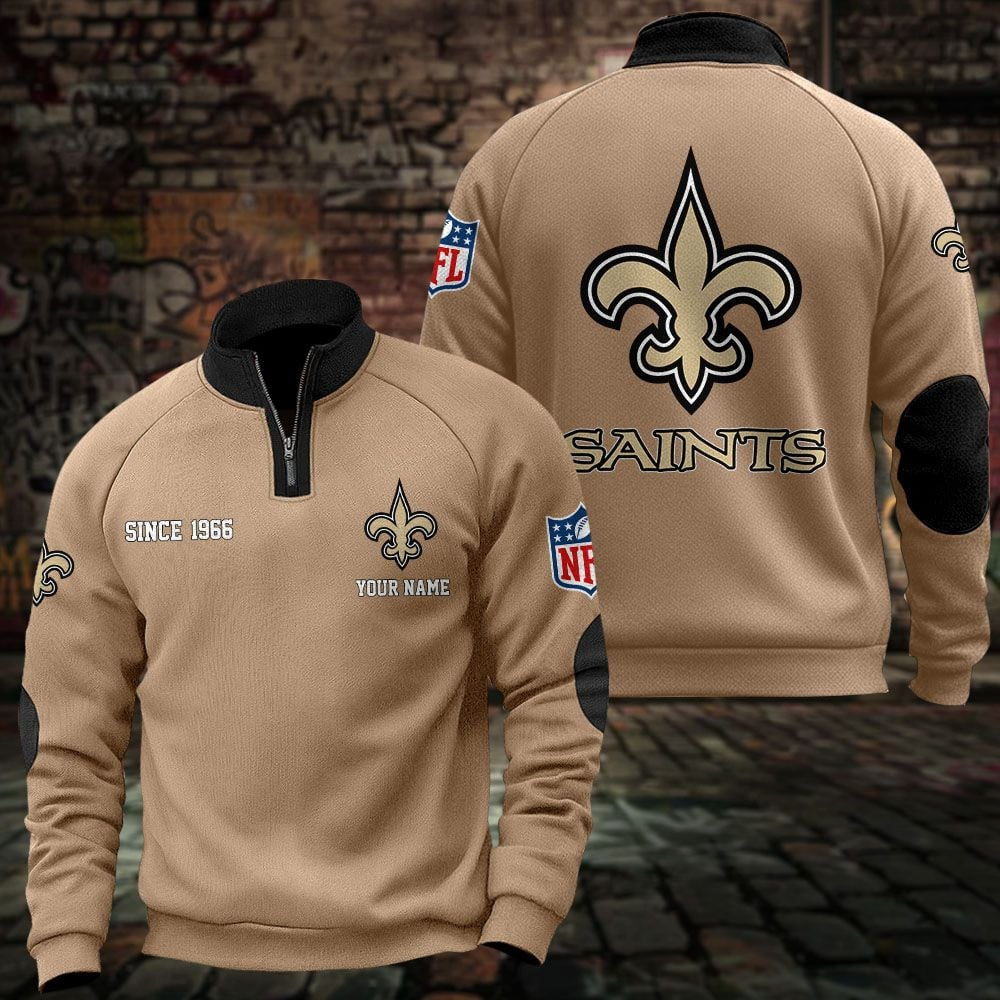 NO x NFL Sweatshirts Quarter Collared Sweatshirt Pullover DatND DVT