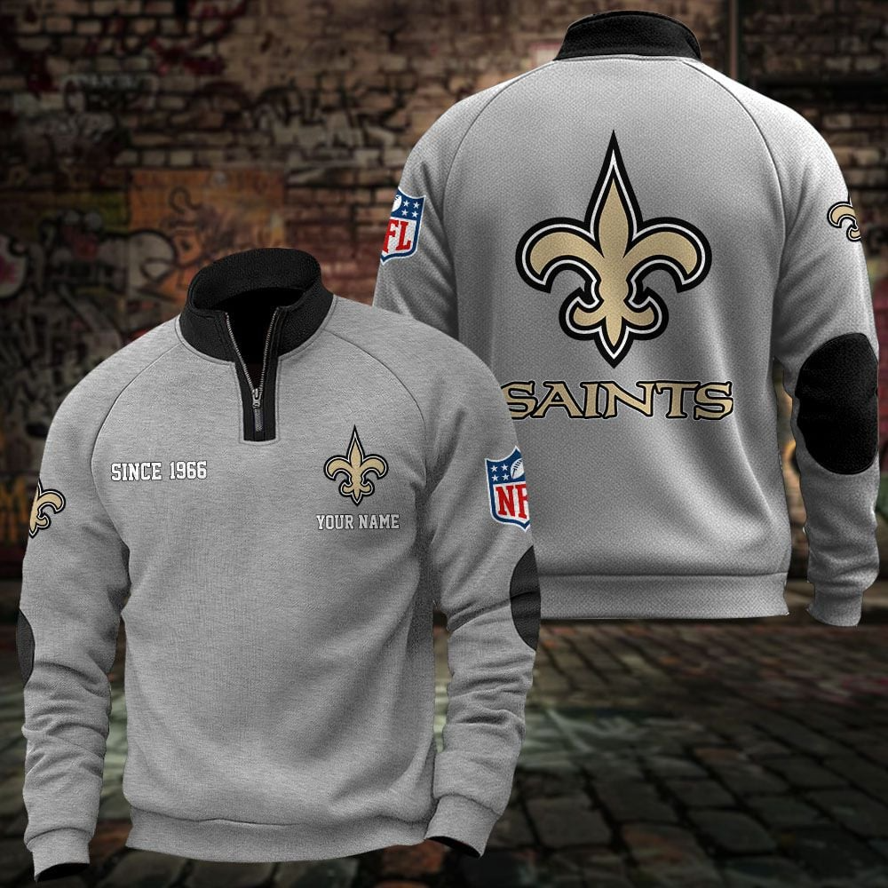 NO x NFL Sweatshirts Quarter Collared Sweatshirt Pullover DatND DVT