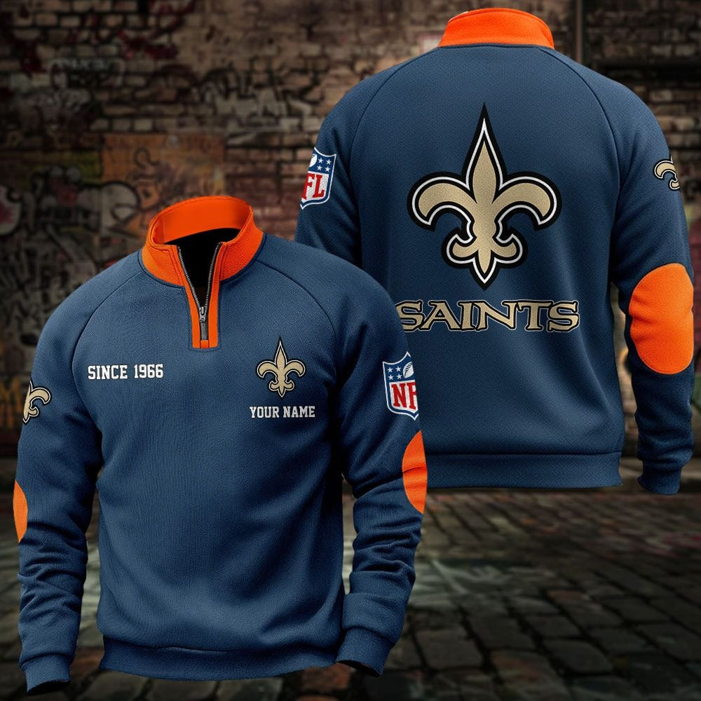 NO x NFL Sweatshirts Quarter Collared Sweatshirt Pullover DatND DVT