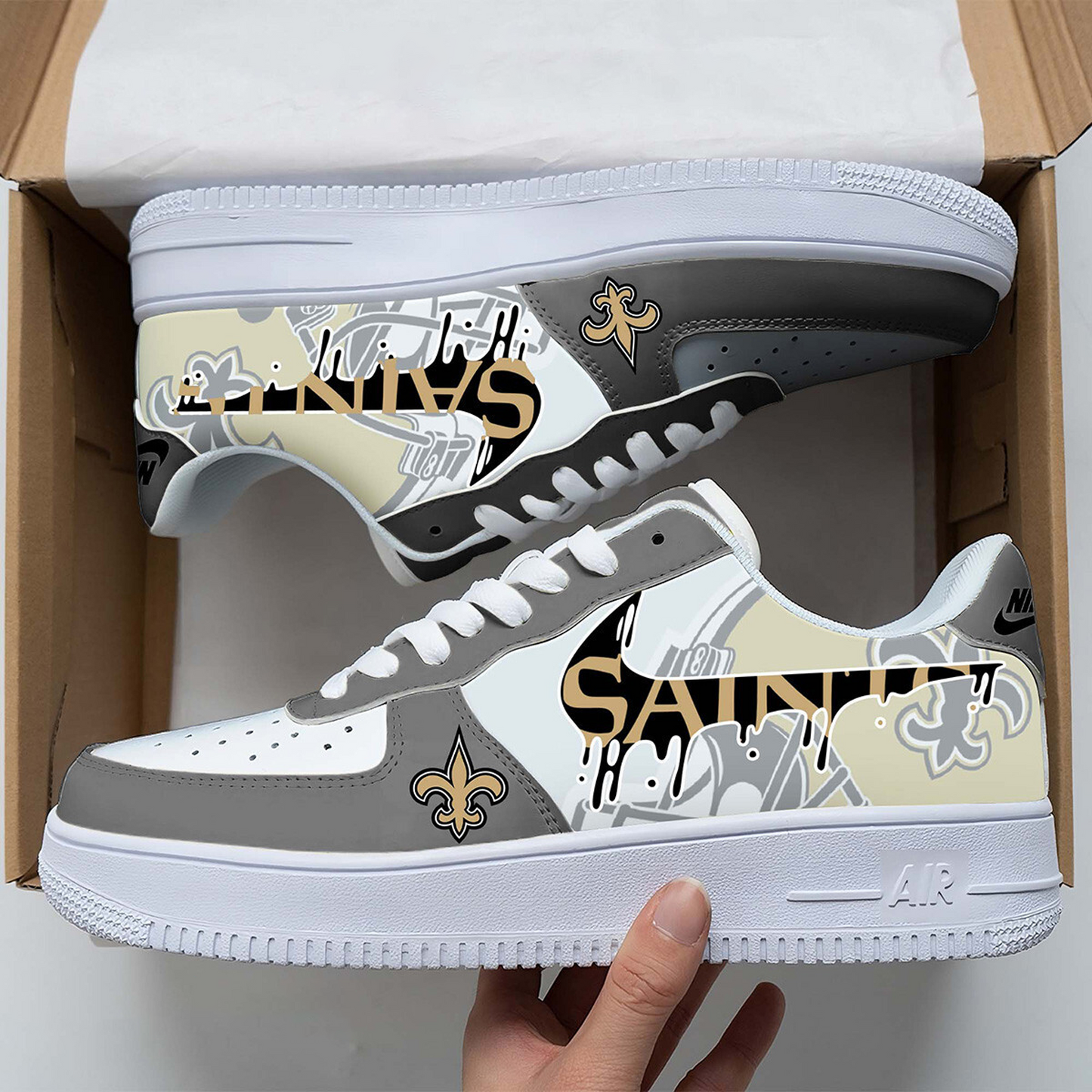 NO x NFL Team Logo Fan Air Force 1 Shoes DATND TANTD