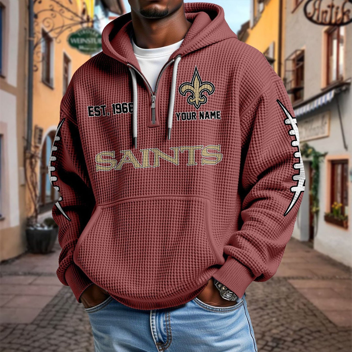 NO x NFL Waffle Hoodie DatND DVT