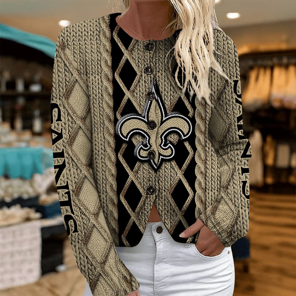 NO x NFL Women's Cardigan Sweater DatND DVT