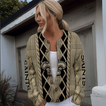 NO x NFL Women's Cardigan Sweater DatND DVT