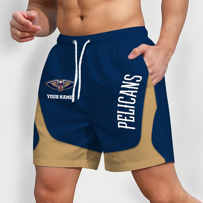 NOP x NBA Team Special Short Pants For Men Custom Name Gifts DATND TANTD