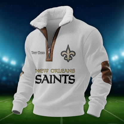 NOS NFL Men Fur Collar Sweatshirt DDT CTND