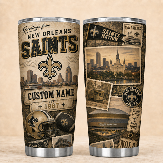 NOS Personalized Premium NFL Classic Tumbler 190626
