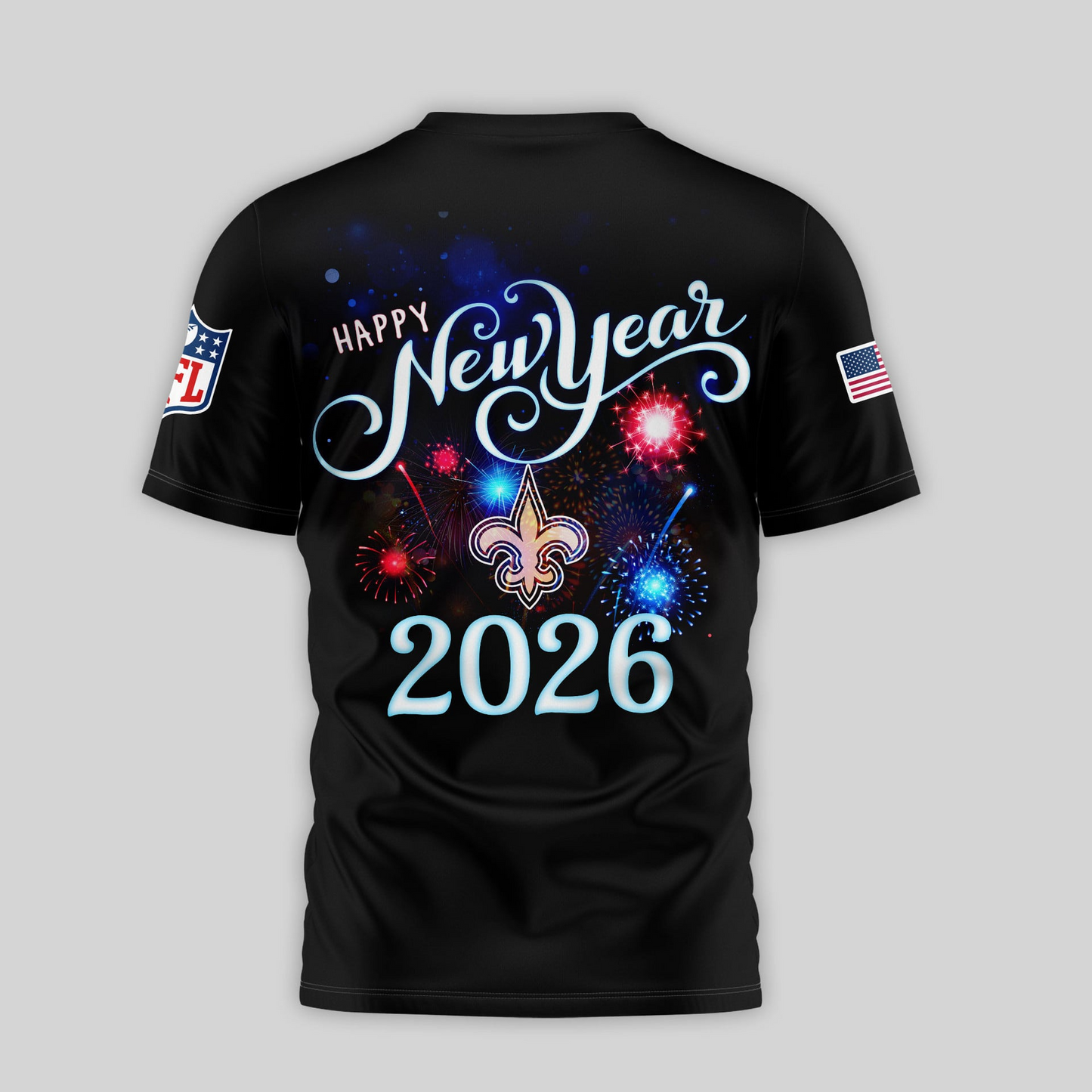 NOS Premium NFL Happy New Year 2026 3D Shirt DDT 291125 NTL 1