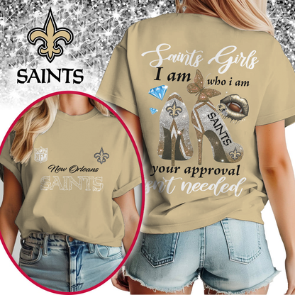 NOS Premium NFL I Am Who I Am Glitter 3D Apparel DDT 211025 NTL