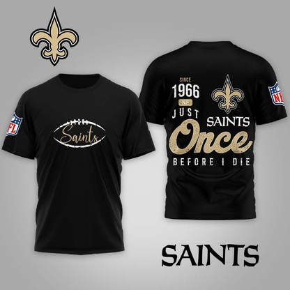 NOS Premium NFL Once Before I Die Shirt DDT CTND