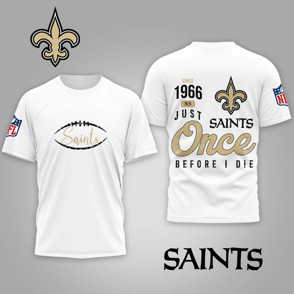 NOS Premium NFL Once Before I Die Shirt DDT CTND