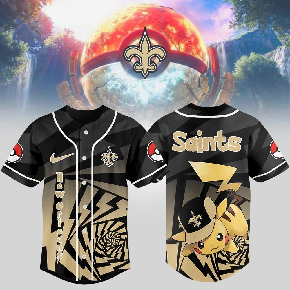 NOS Premium NFL Pikachu Jersey Shirt DDT 101125 HLPHUONG