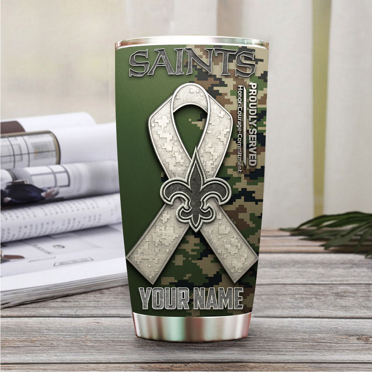 NOS Premium NFL Proudly Served Tumbler DDT NTL