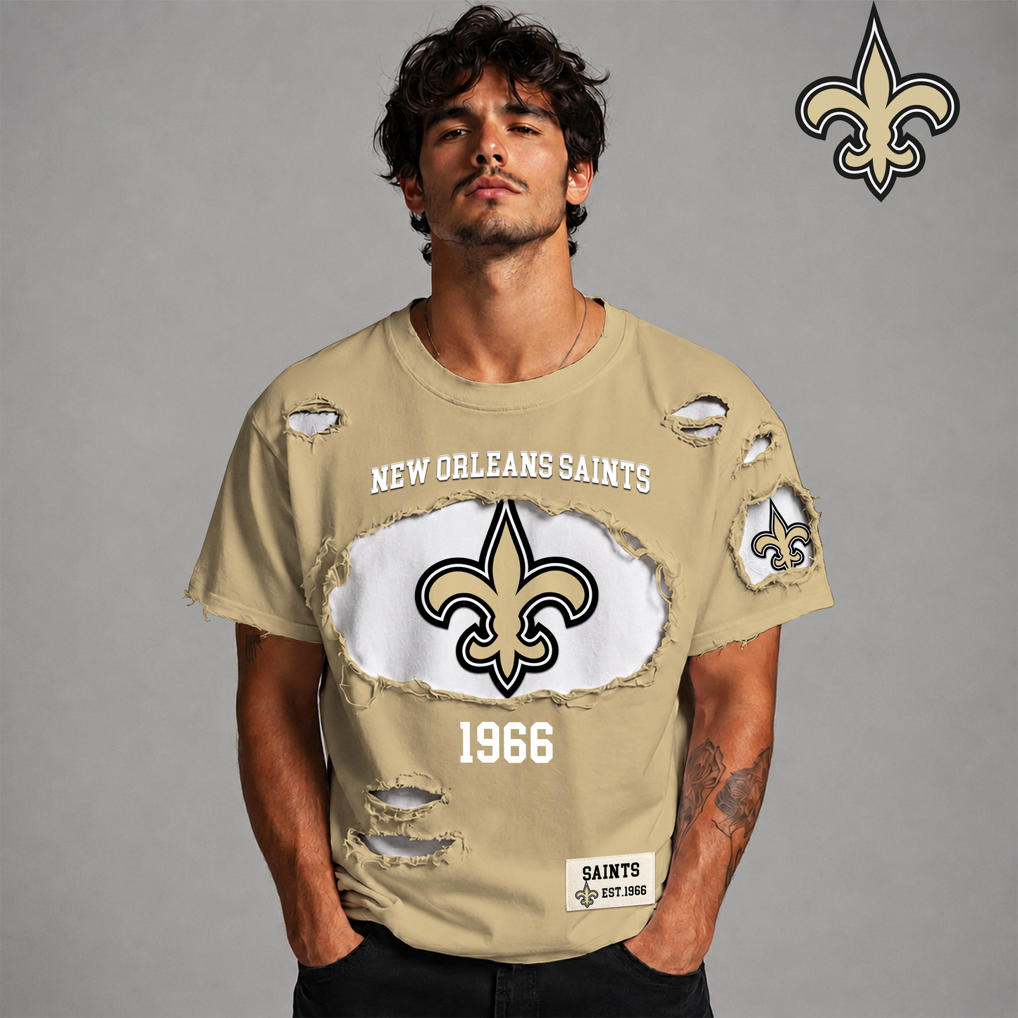 NOS x NFL LUXURY CREW-Neck T-Shirt FOR SUMMER HOLIDAY  180626