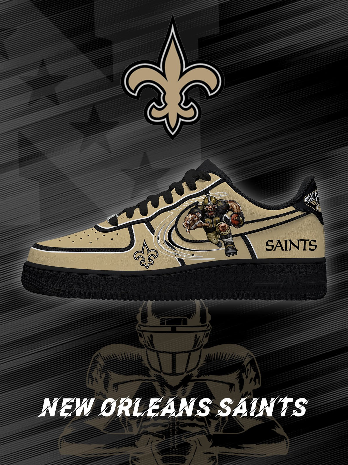 NOS x NFL Luxury AF1 Sneakers 200626