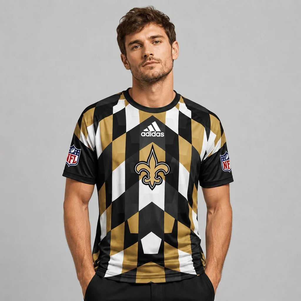 NOS x NFL Premium Geometric Fan Performance T-Shirt