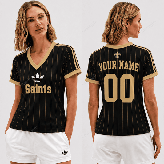 NOS x NFL Premium Women V-neck Shirt Personalized Gift For Fan