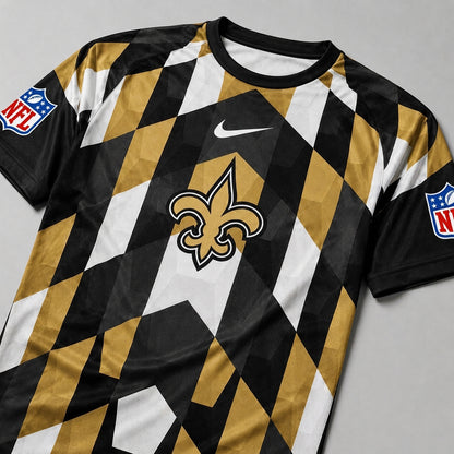 NOS x Premium NFL Geometric Fan Performance T-Shirt