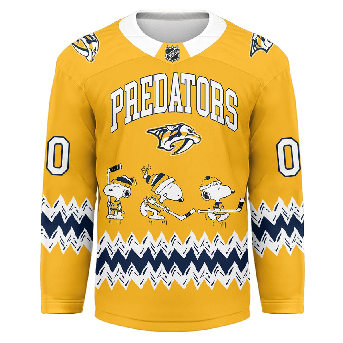 NP Premium NHL Snoopy Personalized Hockey Jersey DDT CTND