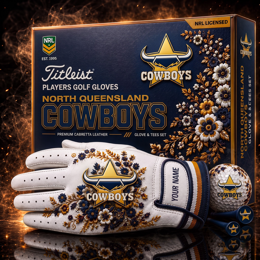 NQL X NRL LUXURY PLAYERS GOLF GLOVE GIFT SET  V2