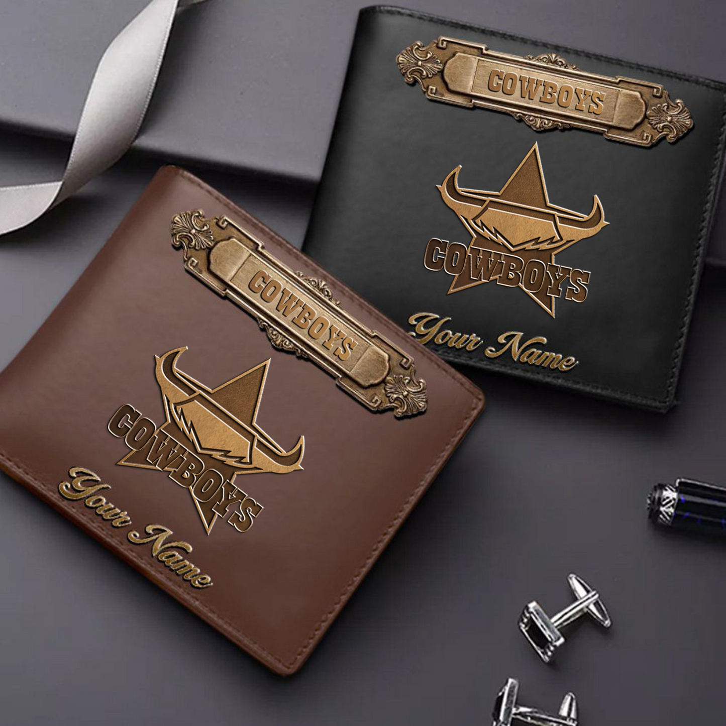 NQL x NRL Premium Leather Wallet - Personalized Edition DatND DVT
