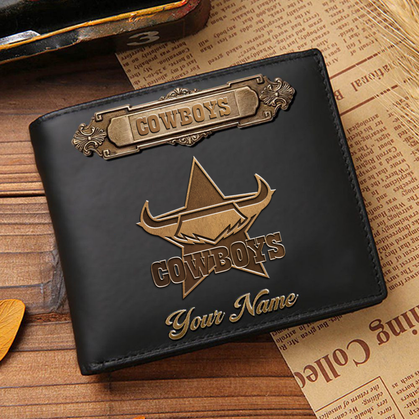 NQL x NRL Premium Leather Wallet - Personalized Edition DatND DVT