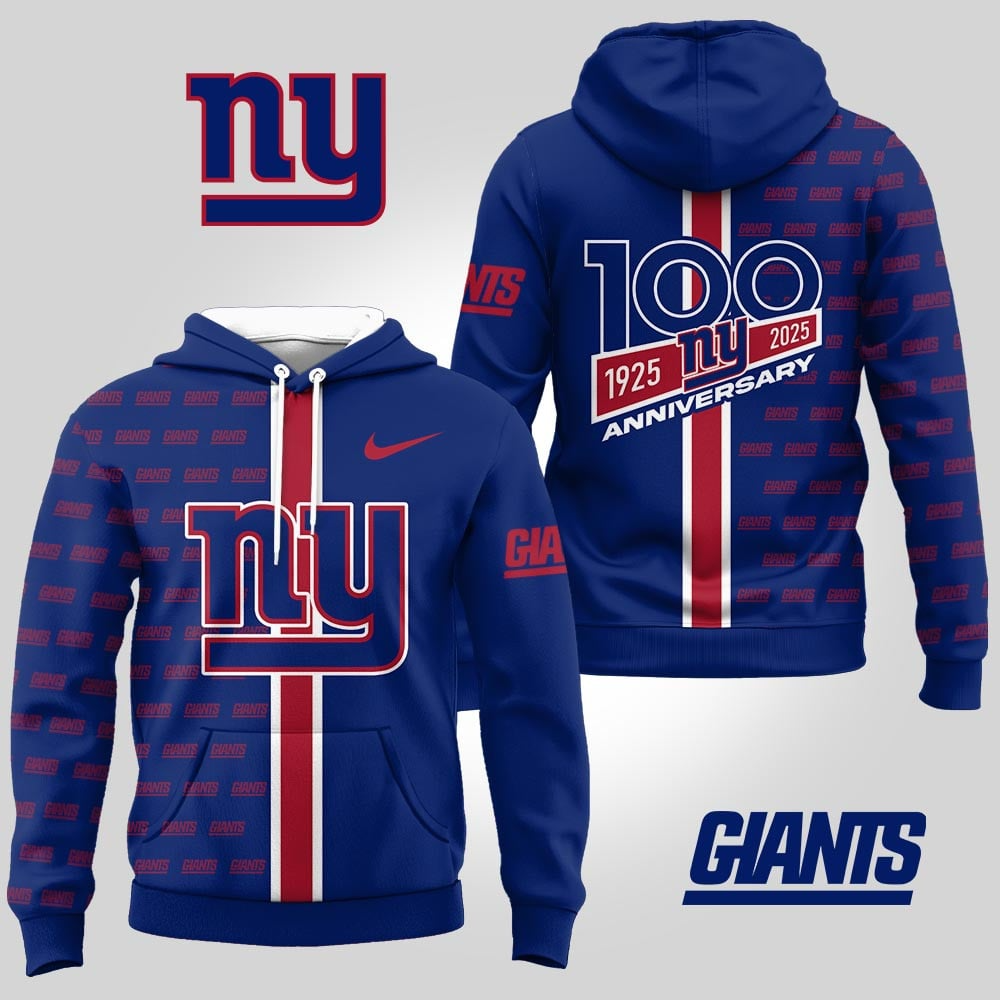 NYG Premium NFL Anniversary Celebration Hoodie DDT NTL
