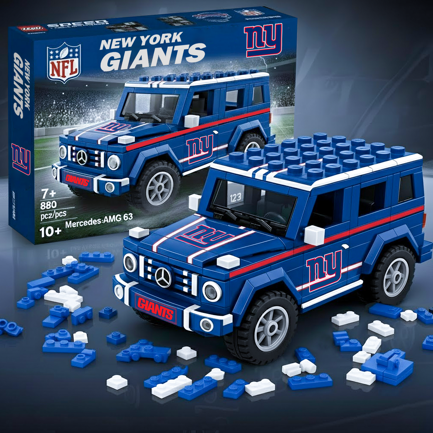 NYG x NFL Building Blocks Offroad SUV DatND DVT