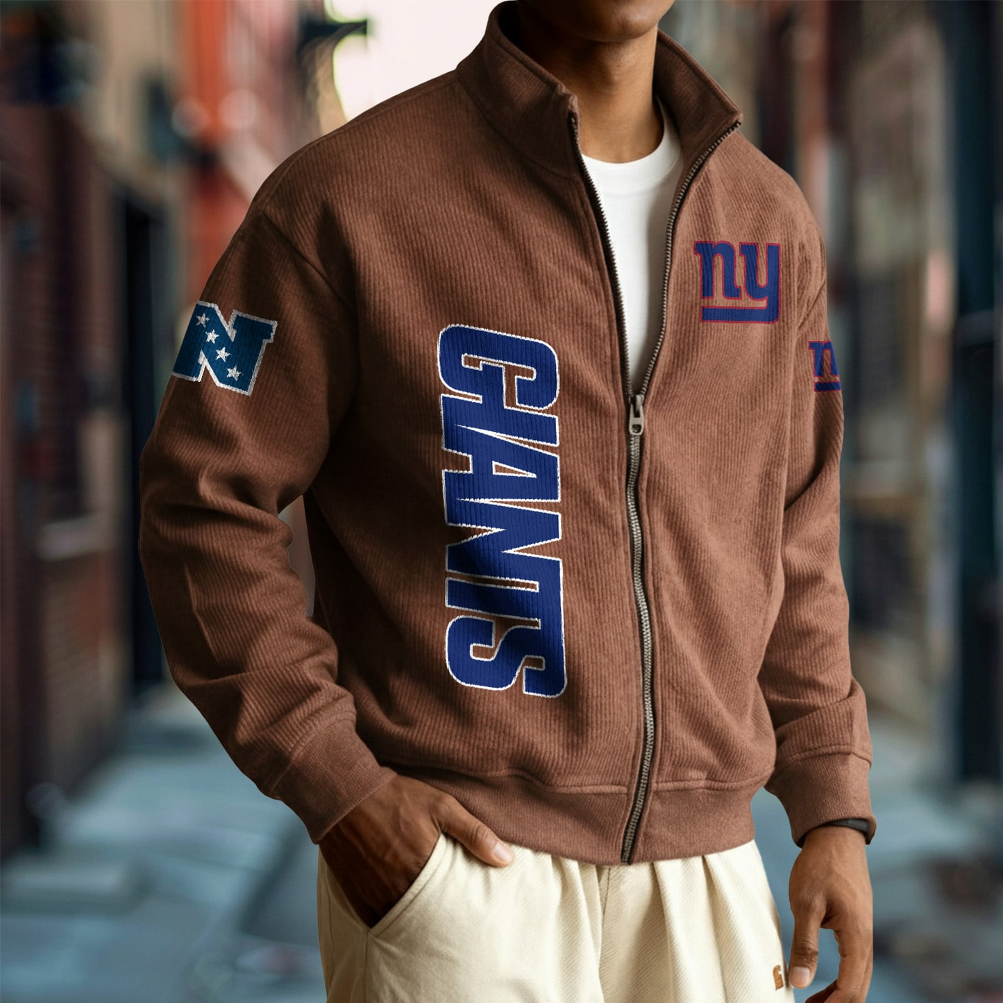 NYG x NFL Corduroy Zip-Up Jacket DatND DVT