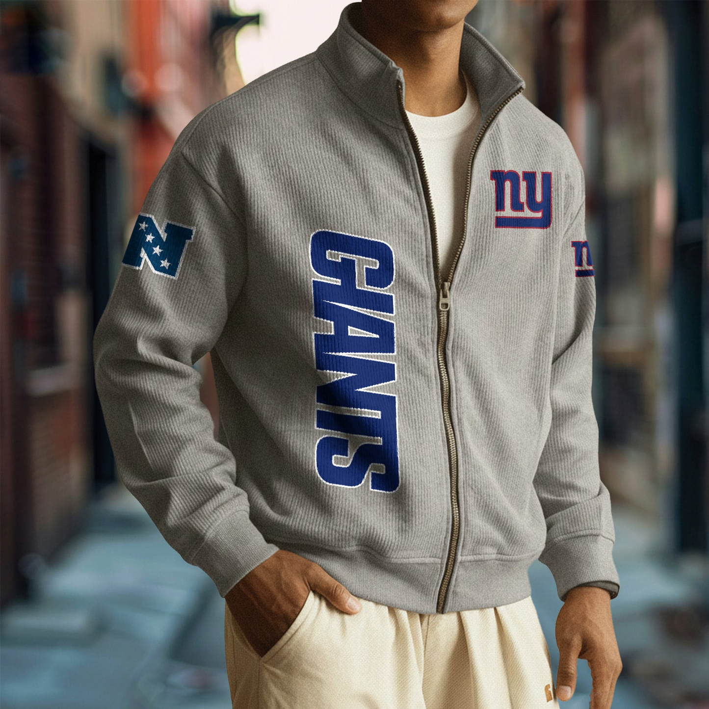 NYG x NFL Corduroy Zip-Up Jacket DatND DVT