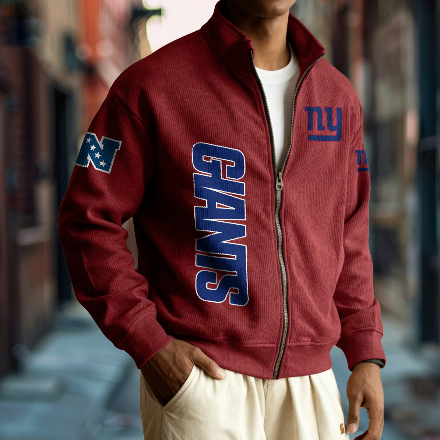 NYG x NFL Corduroy Zip-Up Jacket DatND DVT