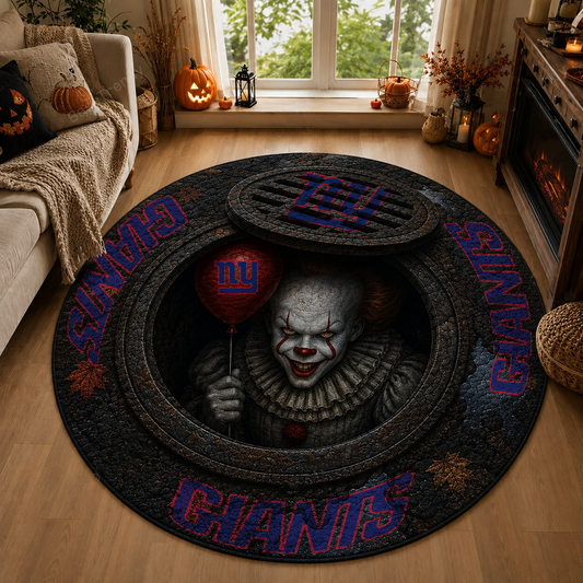 NYG x NFL Halloween IT Rug