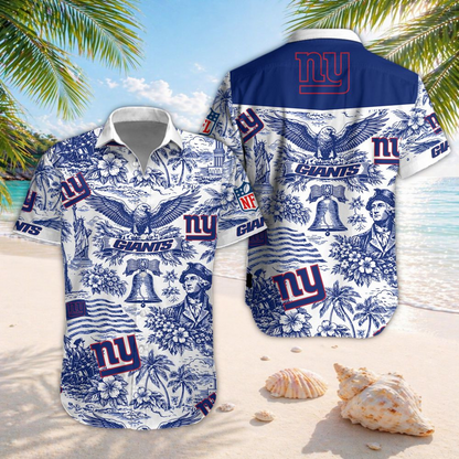 NYG x NFL Hawaiian Shirt 2006