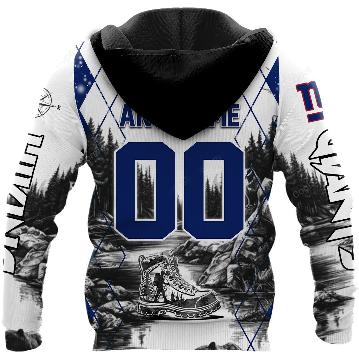 NYG x NFL Hiking 3D Hoodie DDT CTND