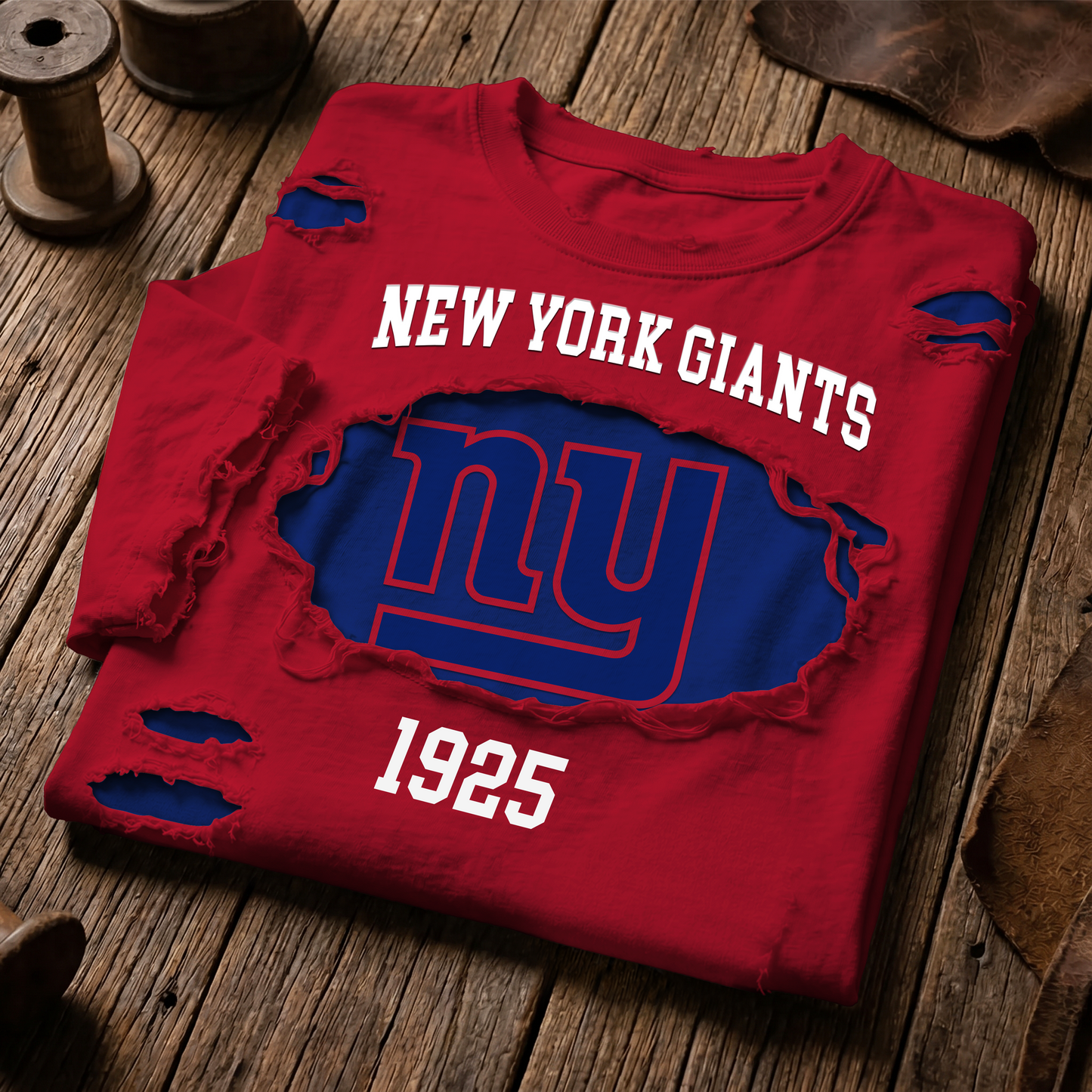 NYG  x NFL LUXURY CREW-Neck T-Shirt FOR SUMMER HOLIDAY  180626