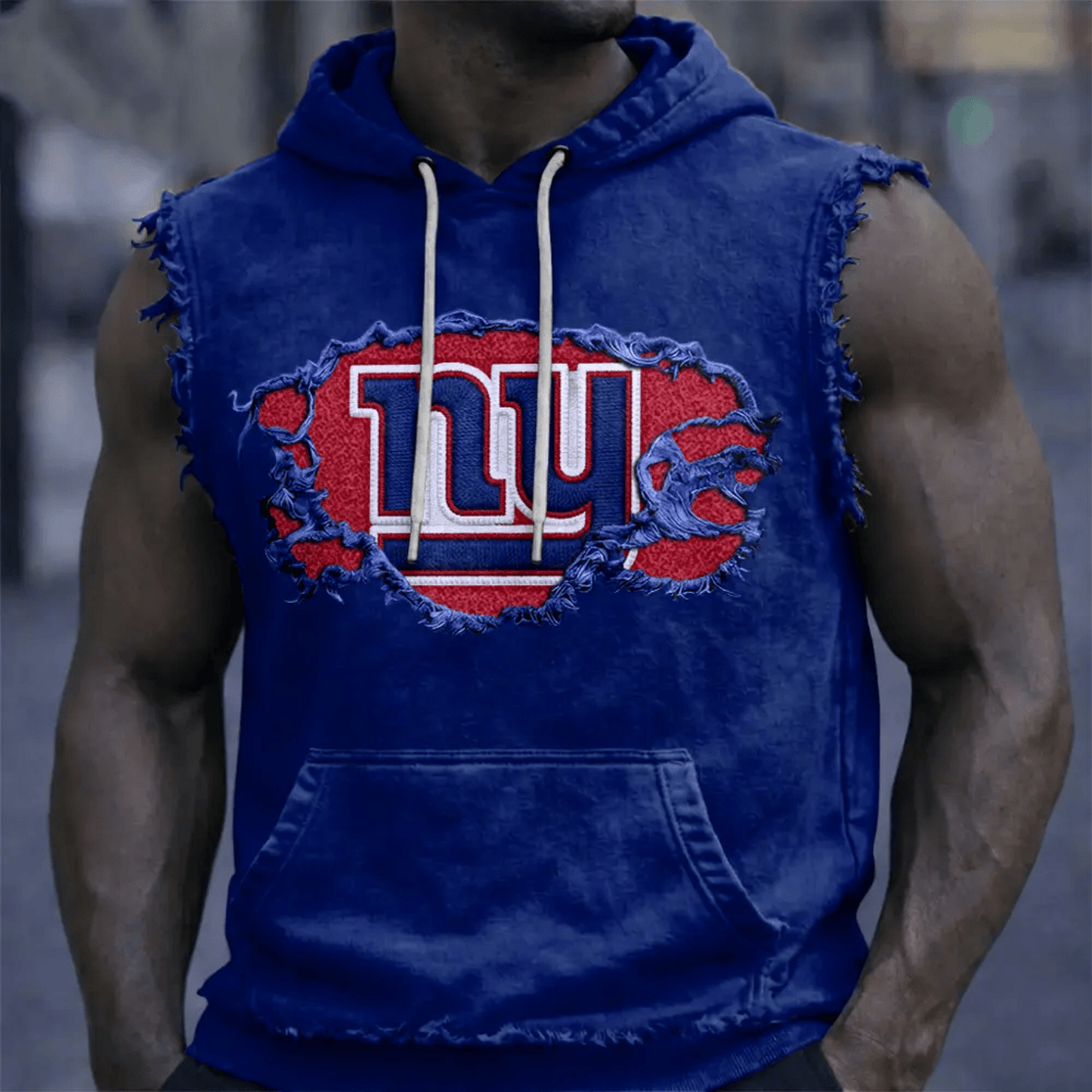 NYG x NFL Menƒ??s Sleeveless Hoodie Tank DATND TANTD 280526